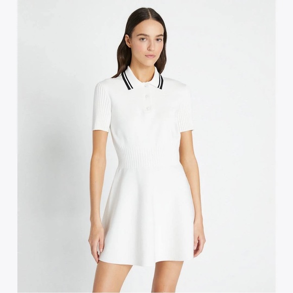 NWT Tory Burch Tech Knit Polo Mini Dress